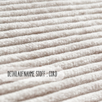 Cord Wickelauflage 75x75 o. 85x75cm | Wickelunterlage beige