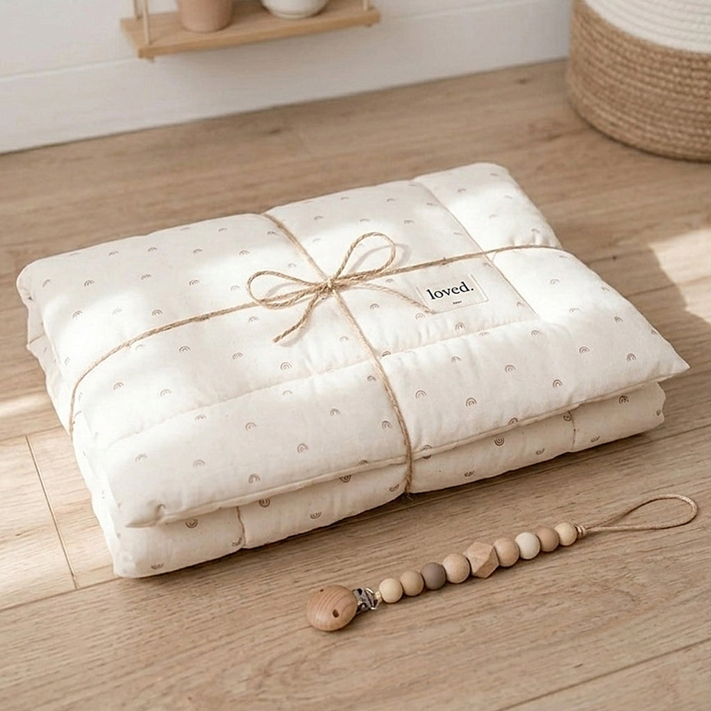 Baby Krabbeldecke 120x120 cm groß | Spielmatte für Babys